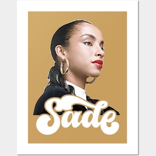 Sade // Retro 80s Style Fan Design Posters and Art